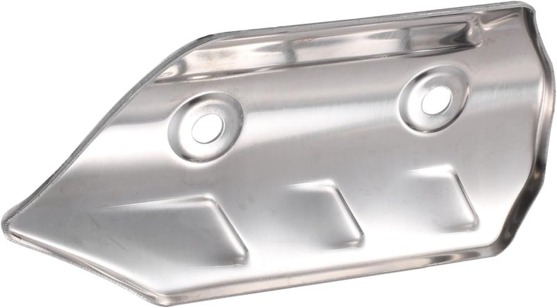 REPAIROCK 1 Set Universal Motorcycle ATV 4.69'' Exhaust Muffler Pipe Heat Shield Cover Guard Protector White Auto Replacement Parts - Image 1